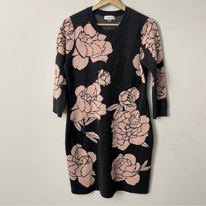 Calvin Klein Floral Bodycon Dress Size Medium